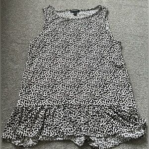 Black and white tank top